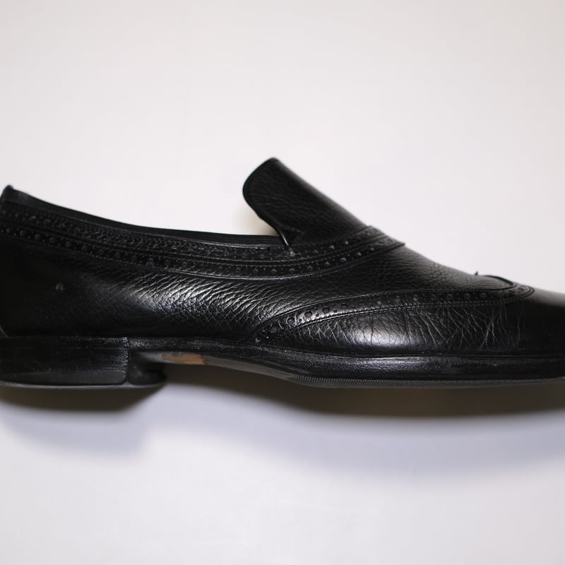 vintage Edwin Clapp Shoes ブラック ドレスシューズ Edwin 60s／Clapp Brogue Slip On | VINTAGE SHOES