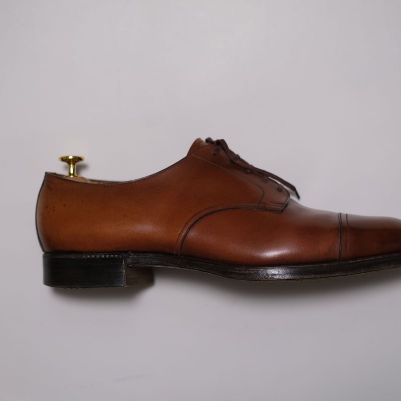 poulsen skone made by crockett&jones 50s /brown poulsen skone made by crockett&jones 50s /brown