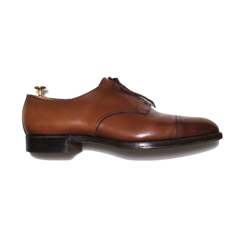 poulsen skone made by crockett&jones 50s /brown poulsen skone made by crockett&jones 50s /brown