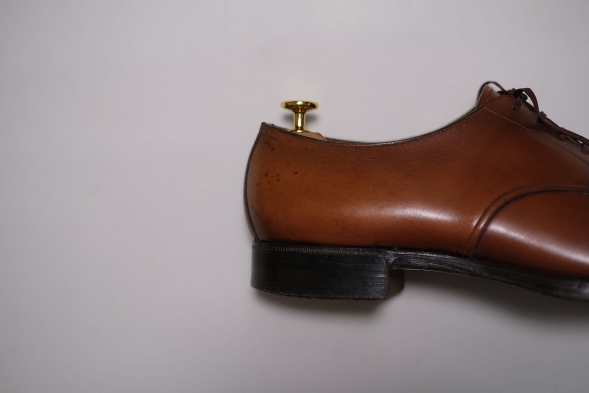 610.CROCKETT&JONES製 POULSEN SKONE 7.5.E 美品☆クロケット&ジョーンズ 7E【☆(英)ポールセン・スコーン