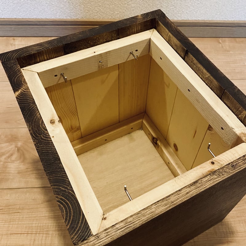 桐と無垢材のダストボックス ごみ箱 ゴミ箱 木製 無垢材 桐と無垢材のダストボックス ごみ箱 ゴミ箱 木製 無垢材