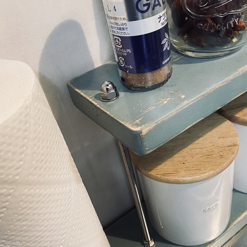 スパイスラック キッチンラック 調味料棚 調味料置き ペーパーホルダー