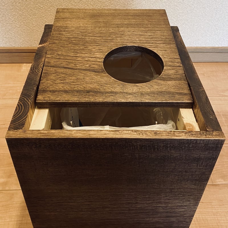 桐と無垢材のダストボックス ごみ箱 ゴミ箱 木製 無垢材 桐と無垢材のダストボックス ごみ箱 ゴミ箱 木製 無垢材