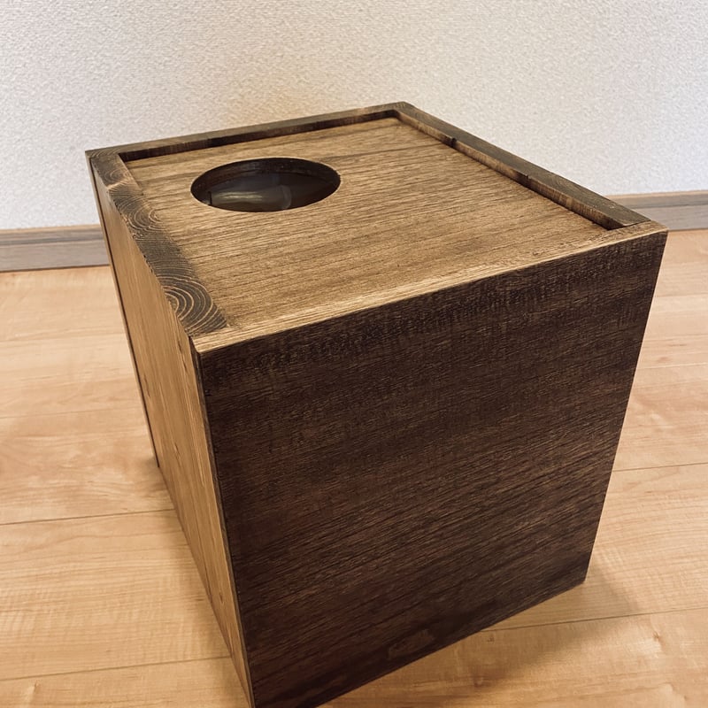 桐と無垢材のダストボックス ごみ箱 ゴミ箱 木製 無垢材 ウォルナット