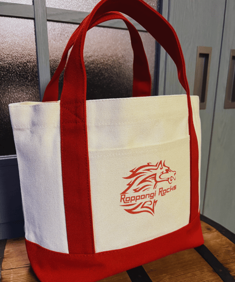 Tote bag: Roppongi Rocks' original red horse head logo