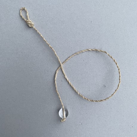 精麻　精麻ブレス　パワーストン　水晶