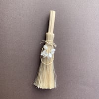 精麻　ほうき　ブルームーンストーン　クリアリング　浄化