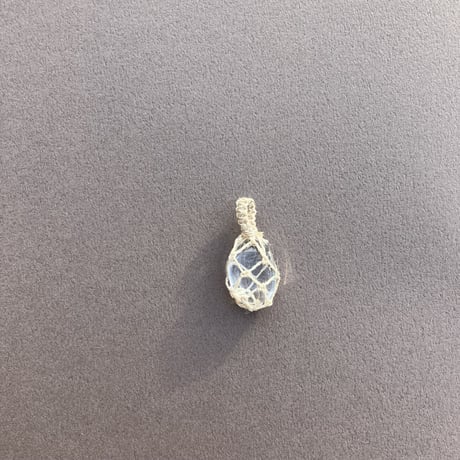 水晶　タンブル②  ネックレス付き