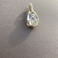 水晶　タンブル②  ネックレス付き
