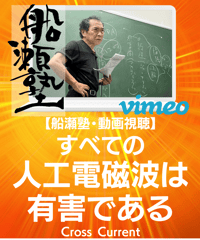 【講義レジュメPDF＆動画視聴】船瀬俊介の船瀬塾_講義②「すべての人工電磁波は有害であるCross Current」