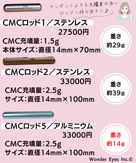CMCロッド1／1.5ｇステンレス