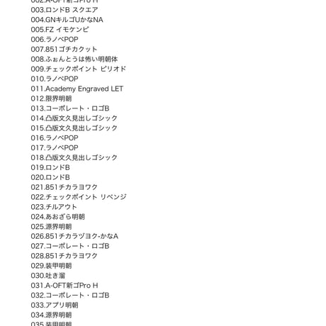 Final Cut Pro テキストのスタイルテンプレート【第一弾】