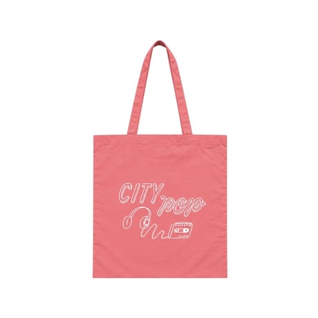 CITY POP ナイロントートバック（コーラル）