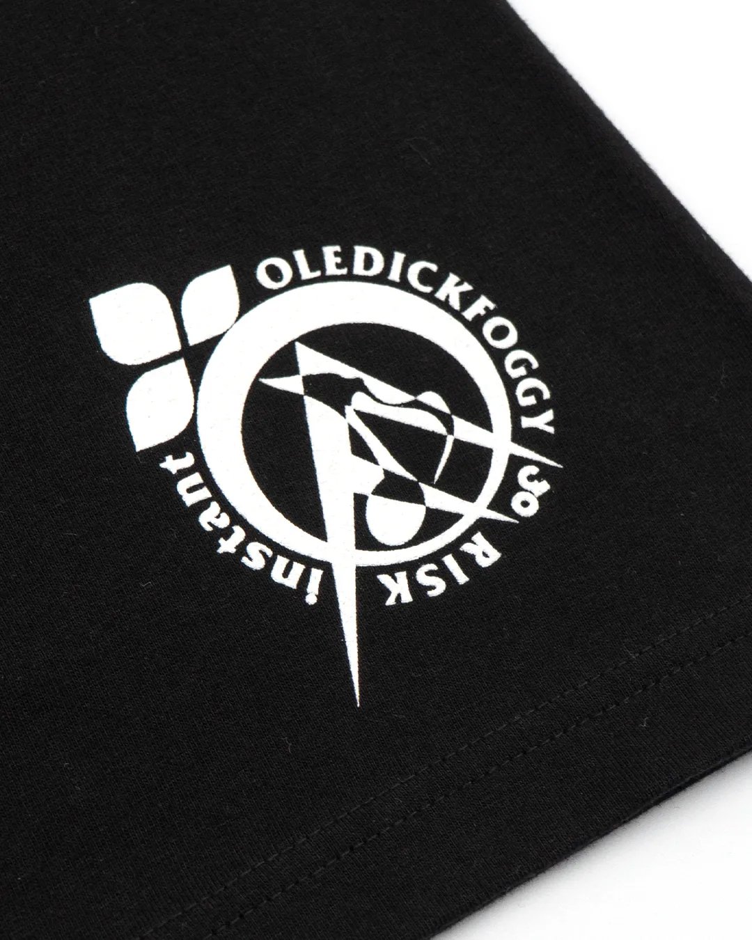 OLEDICKFOGGY x INSTANT x RISK / Moose Tee Black