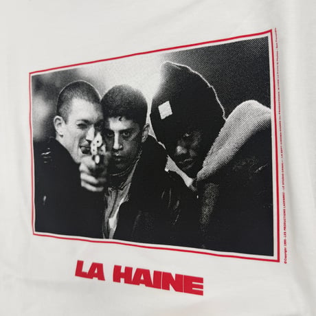 映画『憎しみ 4K』Tシャツ付き前売券プレミアムセット WHITE × BLACK/RED