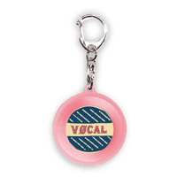 VOCAL レコード型ミュージックキーホルダー （歌好きへのプレゼントに）