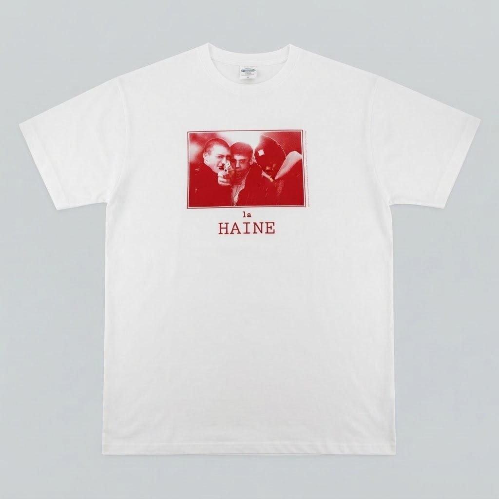 映画『憎しみ 4K』Tシャツ付き前売券プレミアムセット WHITE × RED