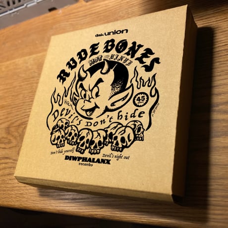 RUDEBONES　Don't Hide Yourself　ディスクユニオン受注限定TシャツBOXセット