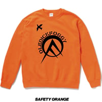 OLEDICKFOGGY / Logo Crewneck Sweatshirt Safety Orange