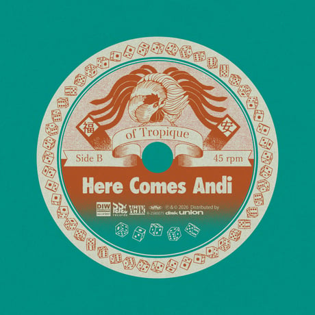 of Tropique / Fishcake and Fortune : Here Comes Andi (7")