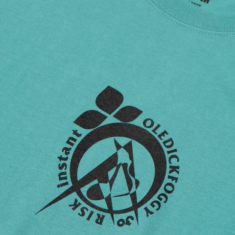 OLEDICKFOGGY x INSTANT x RISK / Logo Tee Green
