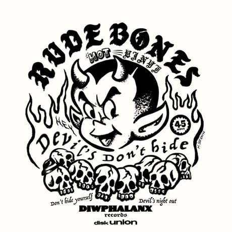 RUDEBONES　Don't Hide Yourself　ディスクユニオン受注限定TシャツBOXセット