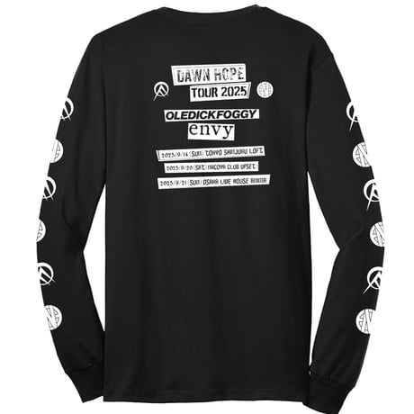 OLEDICKFOGGY x envy Tour Long Sleeve Shirts A Black