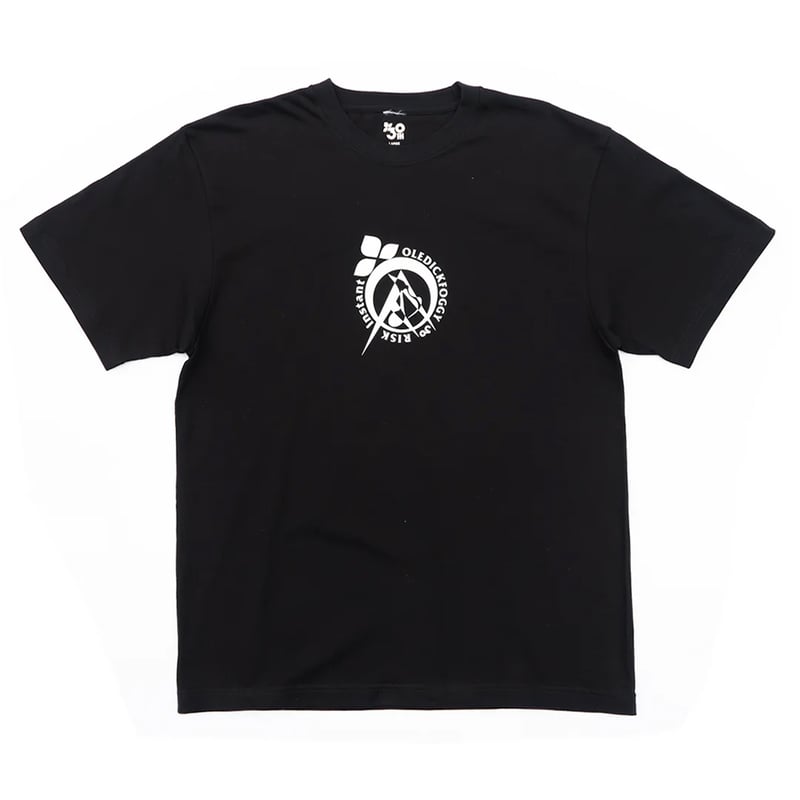OLEDICKFOGGY x INSTANT x RISK / Logo Tee Black