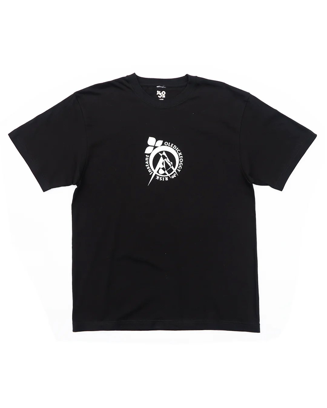 OLEDICKFOGGY x INSTANT x RISK / Logo Tee Black
