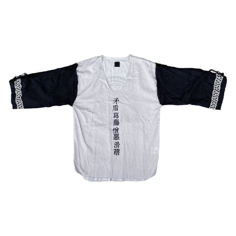 最終在庫！OLEDICKFOGGY x GARA「CAOTIC CRAPE T-SHIRTS」GRAY x BLACK
