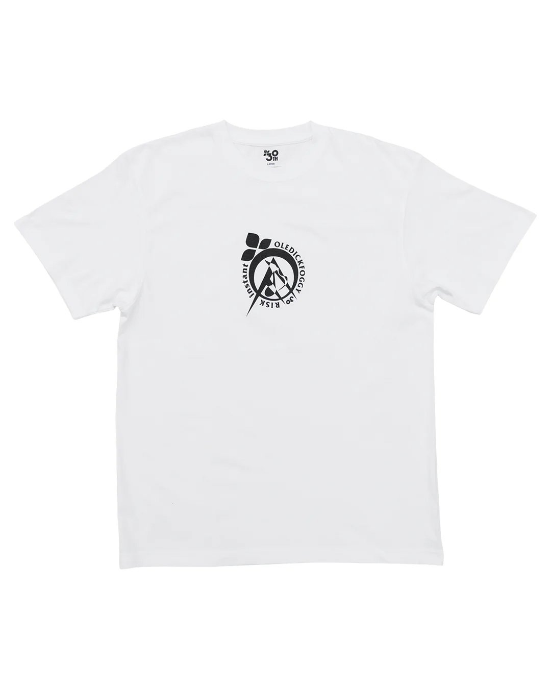 OLEDICKFOGGY x INSTANT x RISK / Logo Tee White