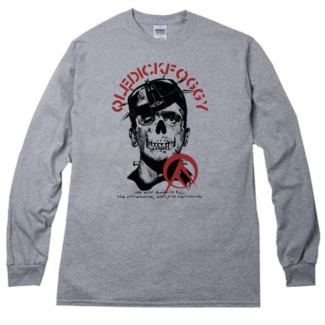 OLEDICKFOGGY/Skull Franken Long Sleeve Shirts Gray