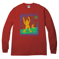OLEDICKFOGGY/2024 Winter Long Sleeve Shirts Cardinal red