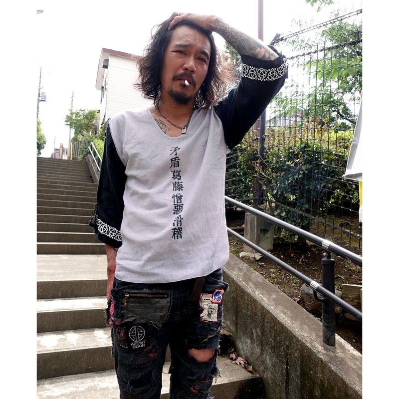 最終在庫！OLEDICKFOGGY x GARA「CAOTIC CRAPE T-SHIRTS」