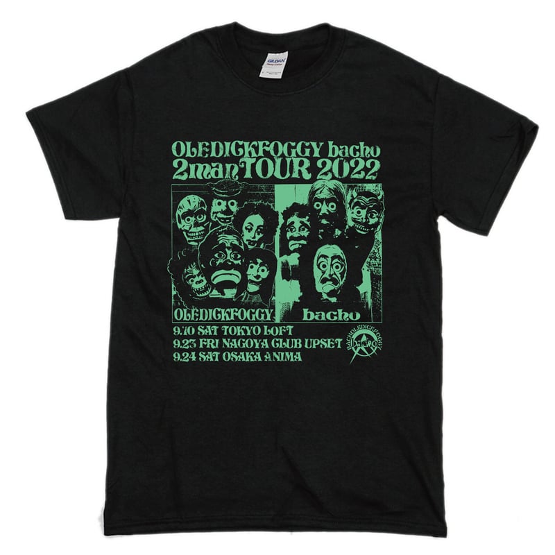 OLEDICKFOGGY x bacho T-Shirts Black | DIW PRODUCTS
