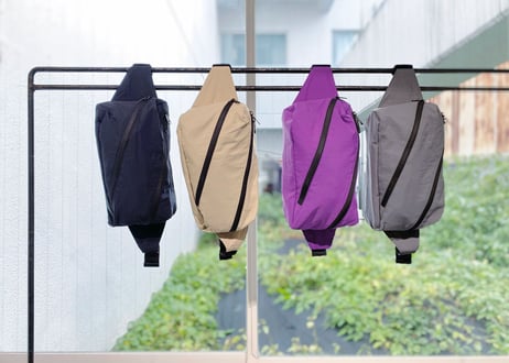 Crumple Spiral Waist Bag 【91002】