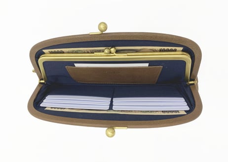 Gama  Long Wallet ‐抗菌・抗ウイルス加工‐【51001】雑誌掲載商品