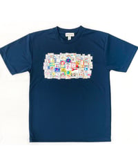 Tシャツ（ネイビー）ウィッシュチャイルドのイラスト