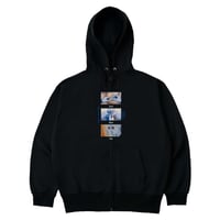 Planet ZIP HOODIE"BLK"