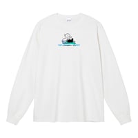 THE FRIENDLY GHOST L/S TEE"WHT"