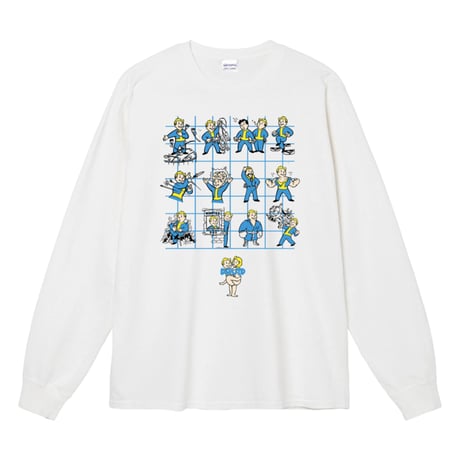 Vault L/S TEE"WHT"