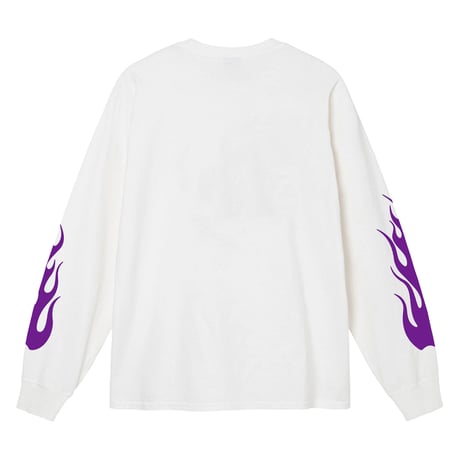 Fighter B L/S TEE"WHT"