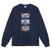 Planet L/S TEE"NAVY"