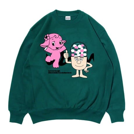 Love triangle SWEAT"GRN"