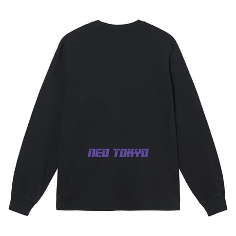 Racing L/S TEE"BLK"