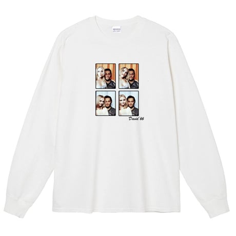 David"66" LONG TEE"WHT"
