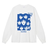 Blue L/S TEE"WHT"