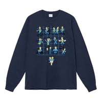 Vault L/S TEE"NAVY"