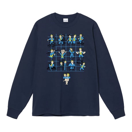 Vault L/S TEE"NAVY"