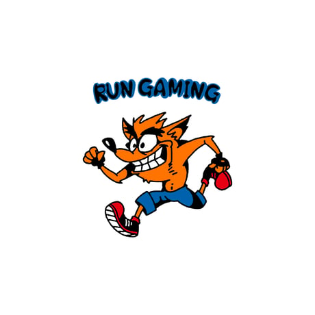 Run Gaming L/S TEE"WHT"